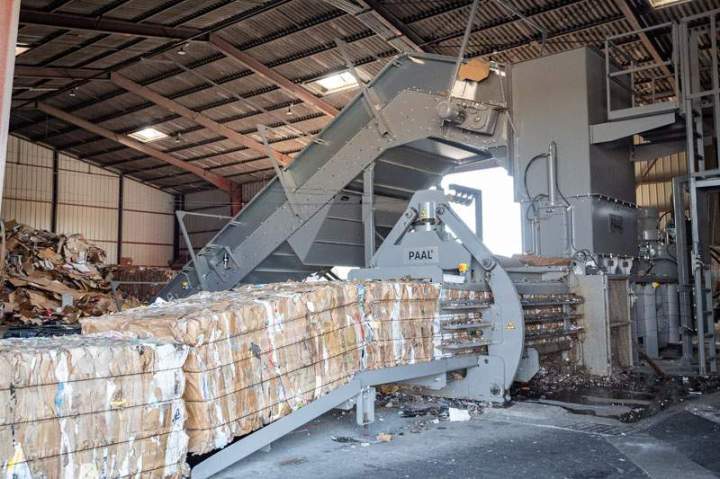 Traitement industriel de déchets de carton Chaumont